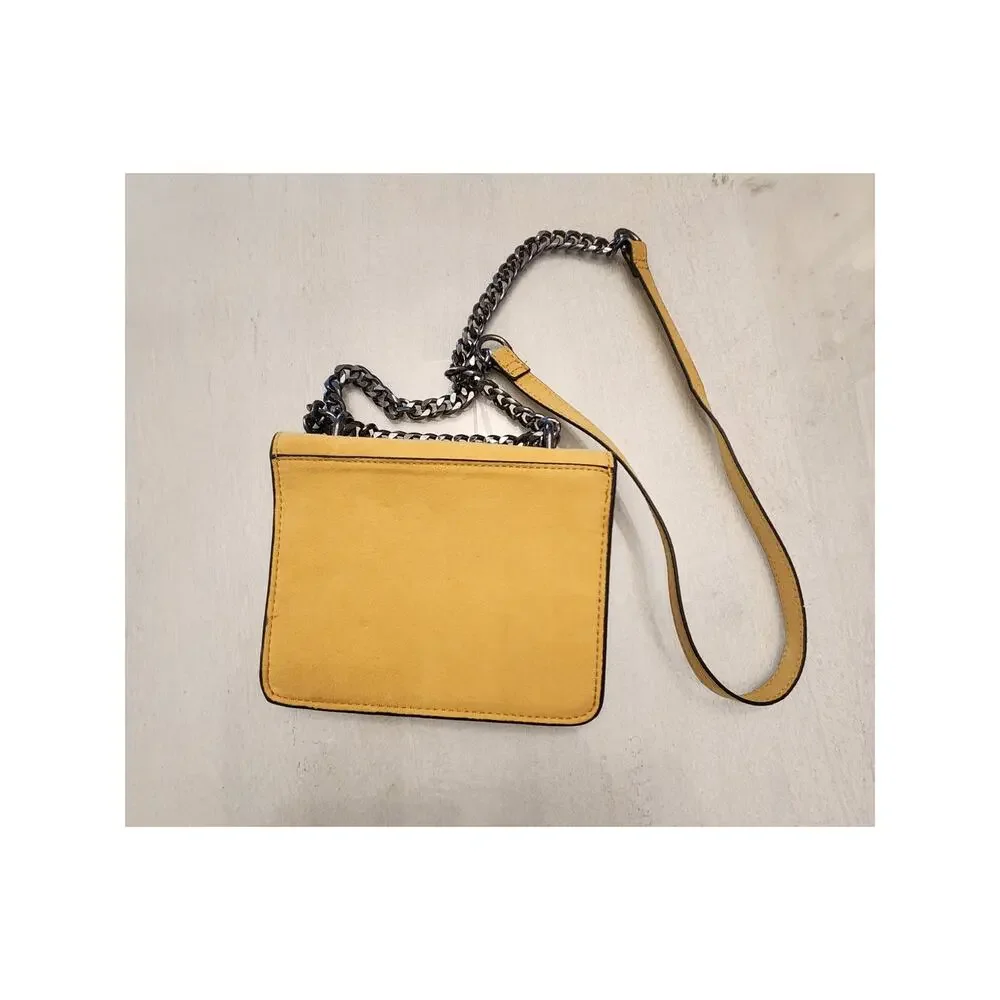Topshop Polly Bird Embroidered Crossbody Bag Yellow - Picture 9 of 10